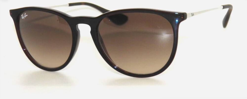 NEW RAY BAN unisex erika sunglasses in transparent brown blue